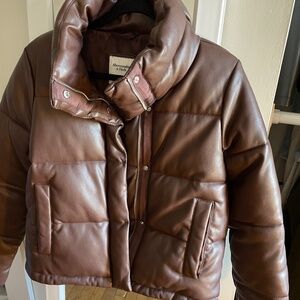 Abercrombie & Fitch Brown Jacket - Size Small